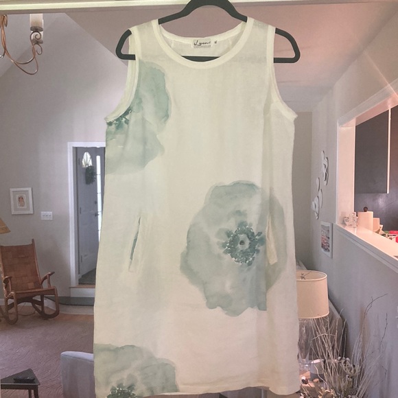 iLinen Dresses & Skirts - ILinen Linen Dress plus matching shawl